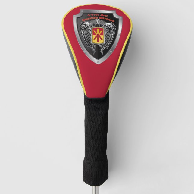 11th Air Defence Brigade “Train To Fight” Shield Golf Head Cover (Front)