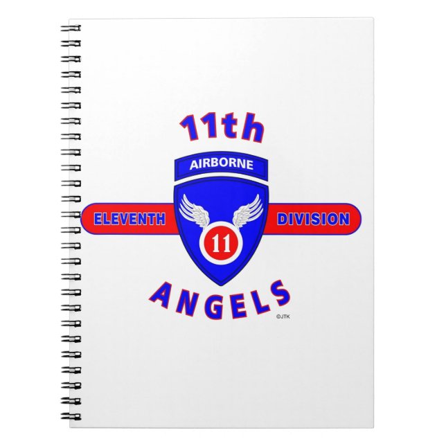 11TH AIRBORNE DIVISION "ANGELS" NOTEBOOK (Front)