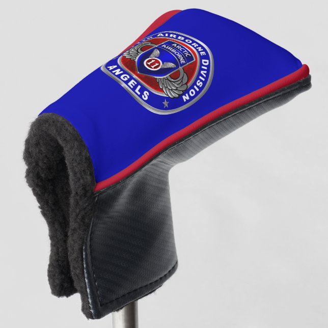 11th Airborne Division  Golf Head Cover (3/4 Front)