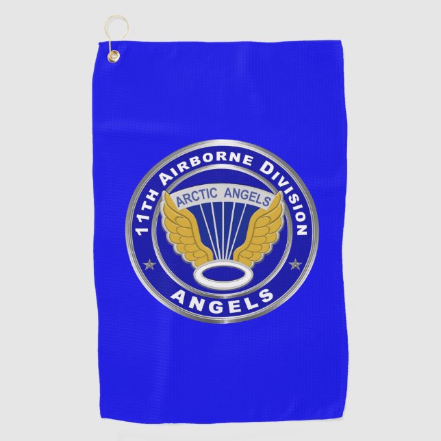 11th Airborne Division  Golf Towel (Front)