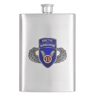 11th Airborne Division   Hip Flask