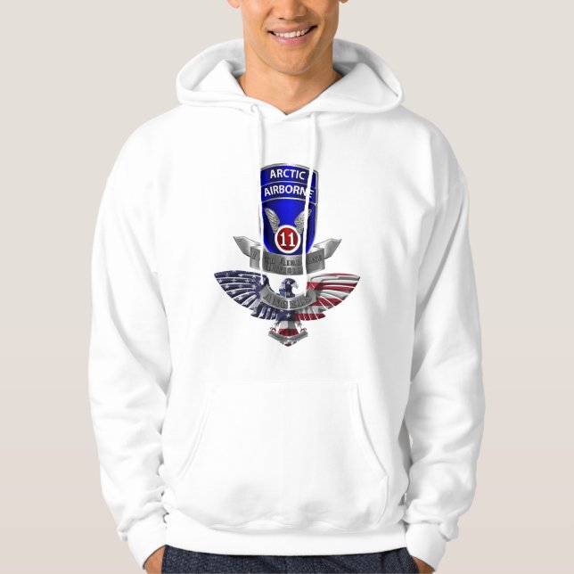 11th Airborne Division  Hoodie (Front)