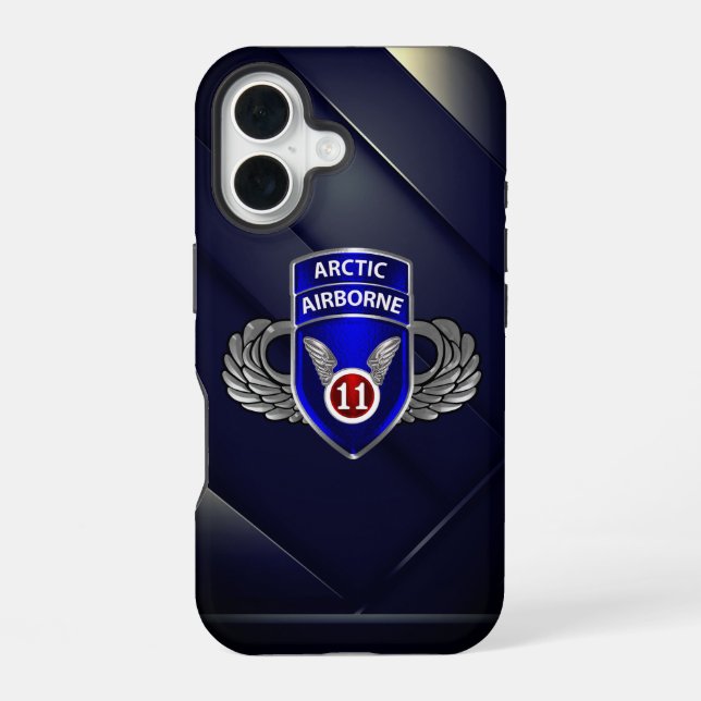 11th AIrborne Division  iPhone 16 Case (Back)