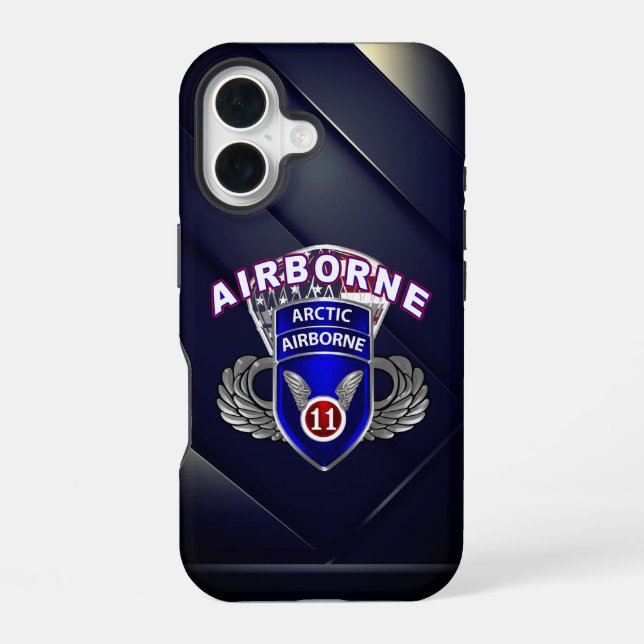 11th AIrborne Division  iPhone 16 Case (Back)