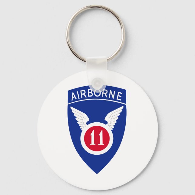 11th Airborne Division Keychain (Front)