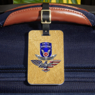 11th Airborne Division Luggage Tag