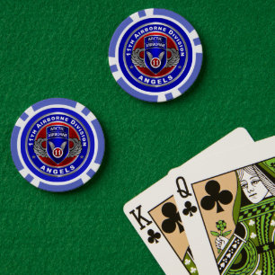 11th Airborne Division Poker Chips