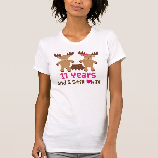 11th Anniversary Gift For Her T-Shirt