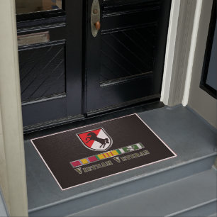 11th Armored Cavalry Regiment Vietnam Veteran Doormat