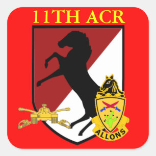 11TH ARMORED CAVALRY STICKERS