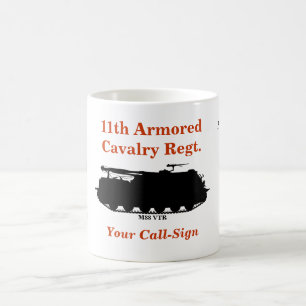 11th Armoured Cavalry M88 VTR Custom Mug