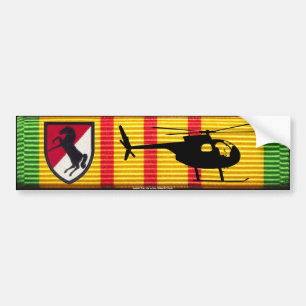 11th Armoured Cavalry OH-6 Loach VSM Bumper Sticker