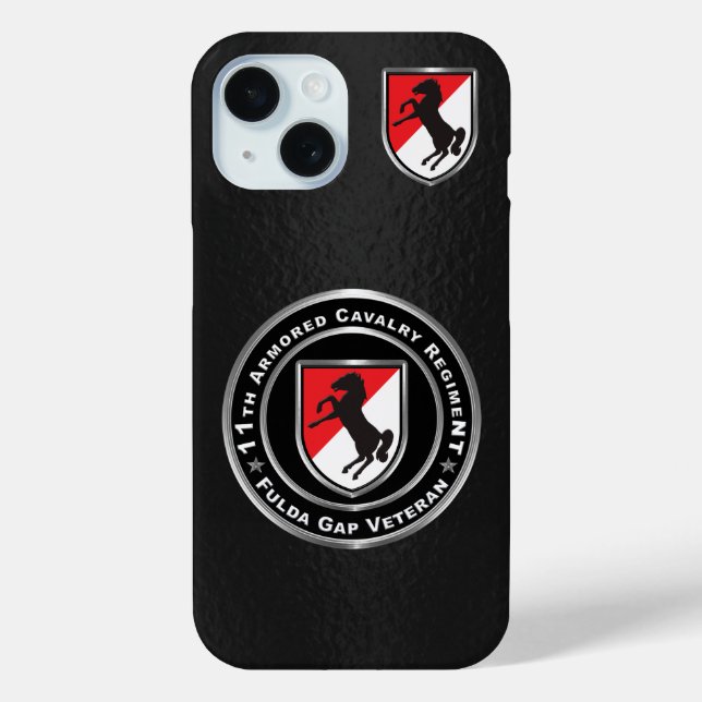 11th Armoured Cavalry Regiment Fulda Gap Veteran Case-Mate iPhone Case (Back)