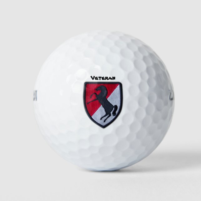 11th Armoured Cavalry Regiment OPFOR Veterans Vets Golf Balls (Front)