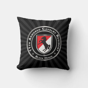 11th Armoured Cavalry Regiment  Throw Pillow