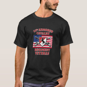 11Th Armoured Cavalry Regiment Veteran (Front Desi T-Shirt