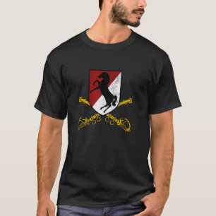 11th Armoured Cavalry Regiment Veteran Patriotic V T-Shirt