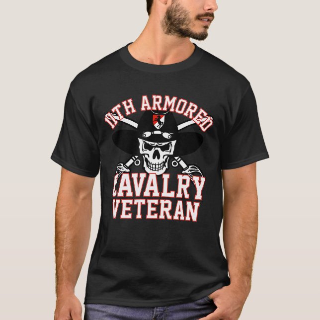 11th Armoured Cavalry Regiment Veteran T-Shirt (Front)
