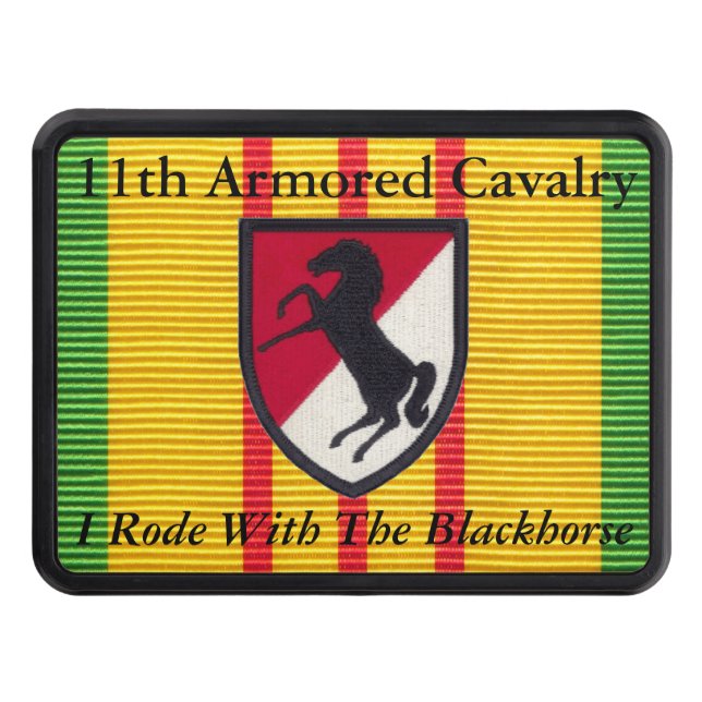 11th Armoured Cavalry VSM Hitch Cover (Front)