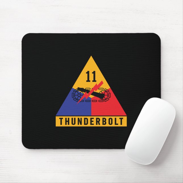 11th Armoured "Thunderbolt" Division Mouse Pad (With Mouse)