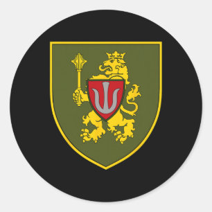 11th Army Corps (ukraine) Ukrainian Military Classic Round Sticker