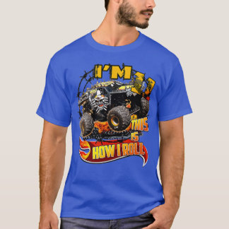 11th Birthday Boy And Trucks 11 Years Old for Kids T-Shirt