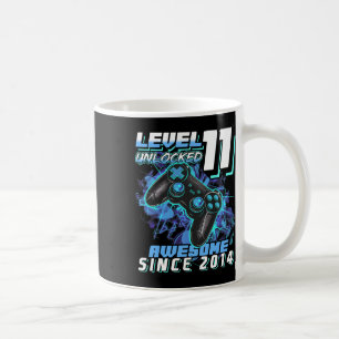 11th Birthday Boy Level 11 Gamer 11 Year Video Gam Coffee Mug