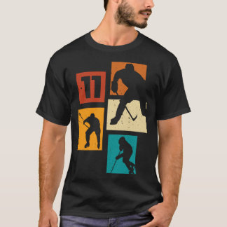 11th Birthday Boys Icehockey Player Ice Hockey 11 T-Shirt