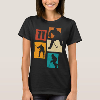 11th Birthday Boys Icehockey Player Ice Hockey 11 T-Shirt