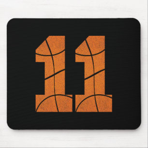 11th Birthday Bysketbyll Boys Kids  Mouse Pad