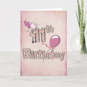 11th Birthday Card