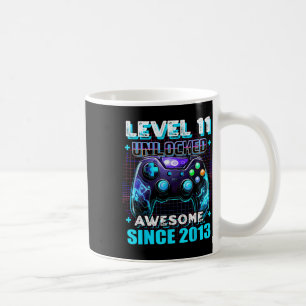 11th Birthday Gamer 11 Year Old Funny Bday Boy Ele Coffee Mug