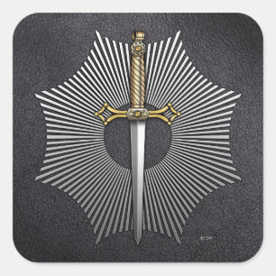 11th Degree: Sublime Master Elected Square Sticker