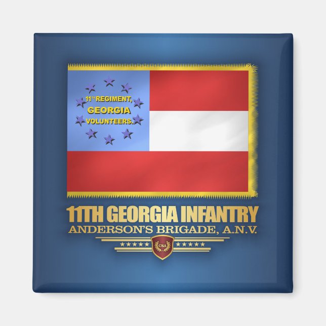 11th Georgia Infantry Magnet (Front)