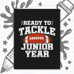 11th Grade Football Ready To Tackle Back to School Card