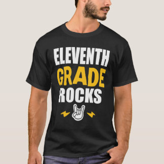 11th Grade Rocks   Back To School Music Teacher St T-Shirt