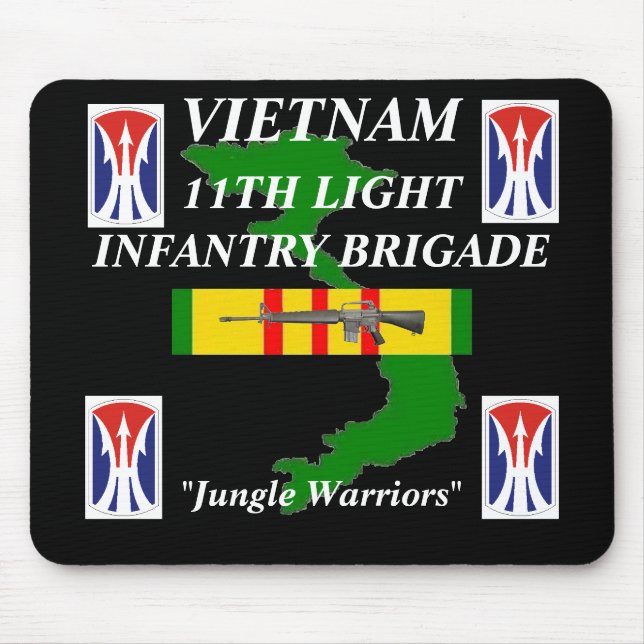 11th Light Inf Vietnam Mousepad 2/b (Front)