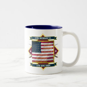 11th Michigan Volunteer Infantry Two-Tone Coffee Mug