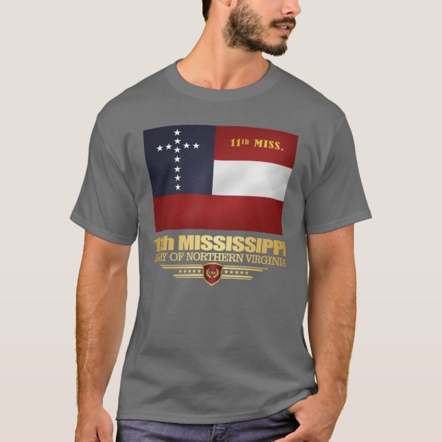 11th Mississippi Infantry T-Shirt (Front)