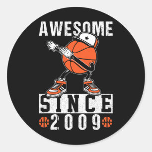 11th Sketll Players 2009 Birthday Sketll Presents Classic Round Sticker