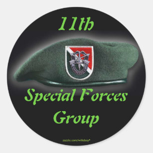 11th Special forces scrapbooking nam Sticker