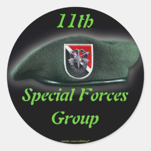 11th Special forces scrapbooking nam Sticker