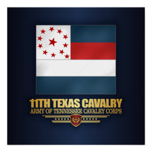 11th Texas Cavalry Poster