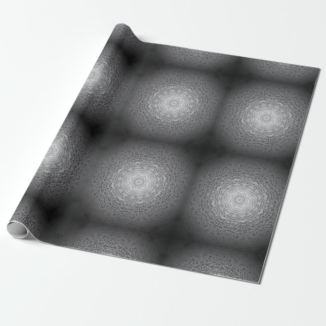 11th Wedding Anniversary, Steel Anniversary  Wrapping Paper (Unrolled)