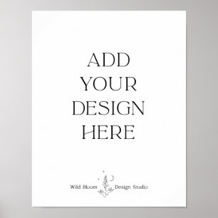 11x14" Sign Printing   Upload Your Design to Print
