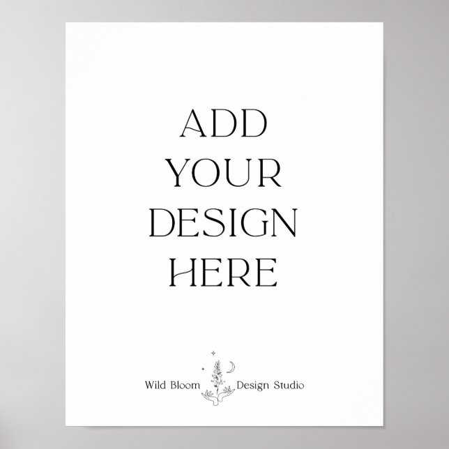 11x14" Sign Printing | Upload Your Design to Print (Front)