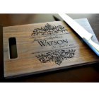 11x15 Personalized Filigree Cutting Board