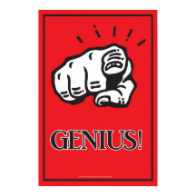 11x16 Genius Poster