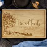 11x17 Maple Family Cutting Board w/Juice Groove<br><div class="desc">A customized cutting board makes the perfect gift for a wedding,  anniversary or housewarming!</div>