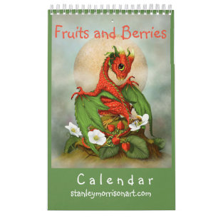 11x7 Fruits and Berries dragon 2018 calendar